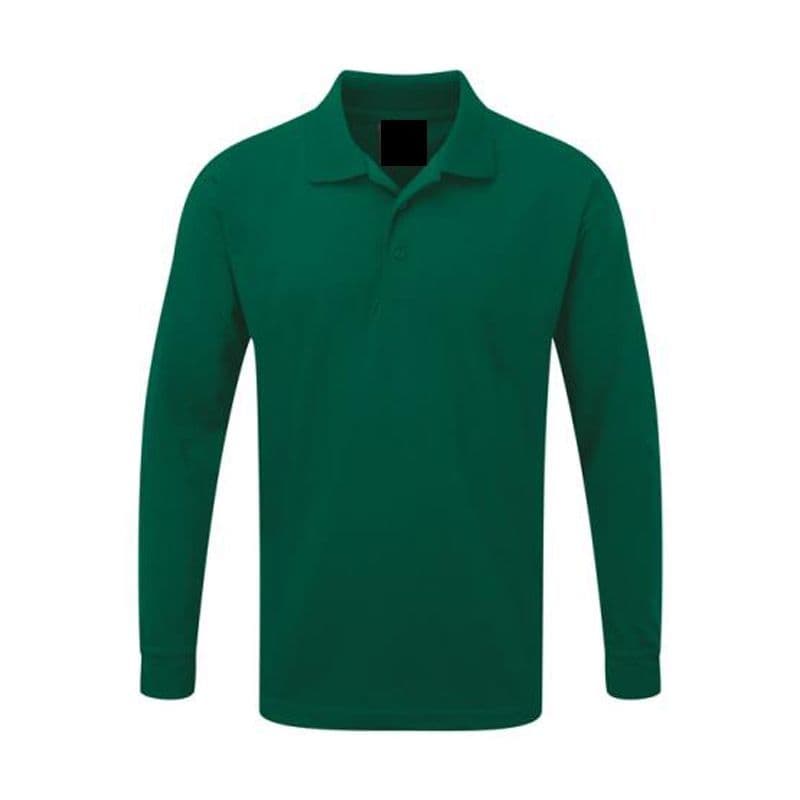 Back To Basics 1170 Long Sleeve Plain Pique Polo Bottle
