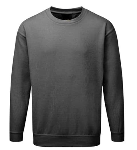 Back To Basics 1250 Crew Neck Sweatshirt Charcoal £19.99 2 For £30