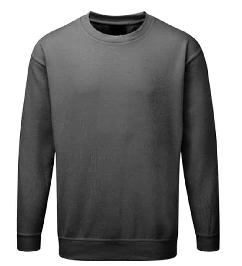Back To Basics 1250 Crew Neck Sweatshirt Charcoal £19.99 2 For £30