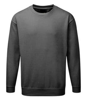 Back To Basics 1250 Crew Neck Sweatshirt Charcoal £19.99 2 For £30