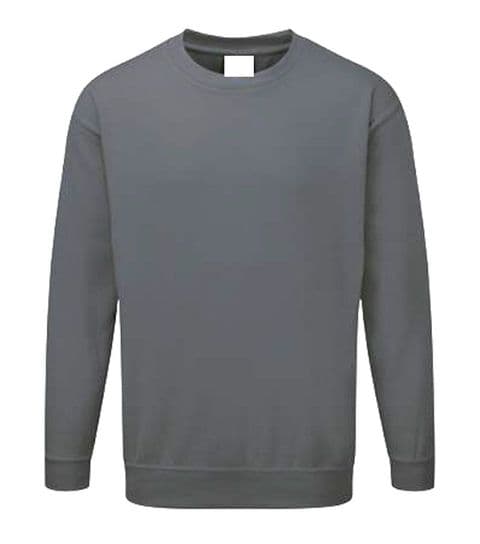 Back To Basics 1250 Crew Neck Sweatshirt Graphite £19.99 2 For £30