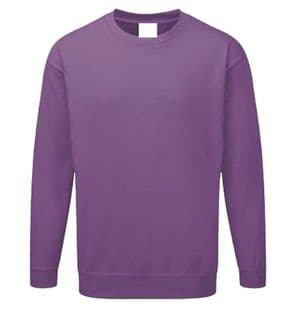 Back To Basics 1250 Crew Neck Sweatshirt Purple £19.99 2 For £30