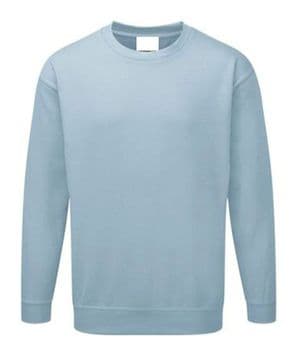 Back To Basics 1250 Crew Neck Sweatshirt Sky £19.99 2 For £30