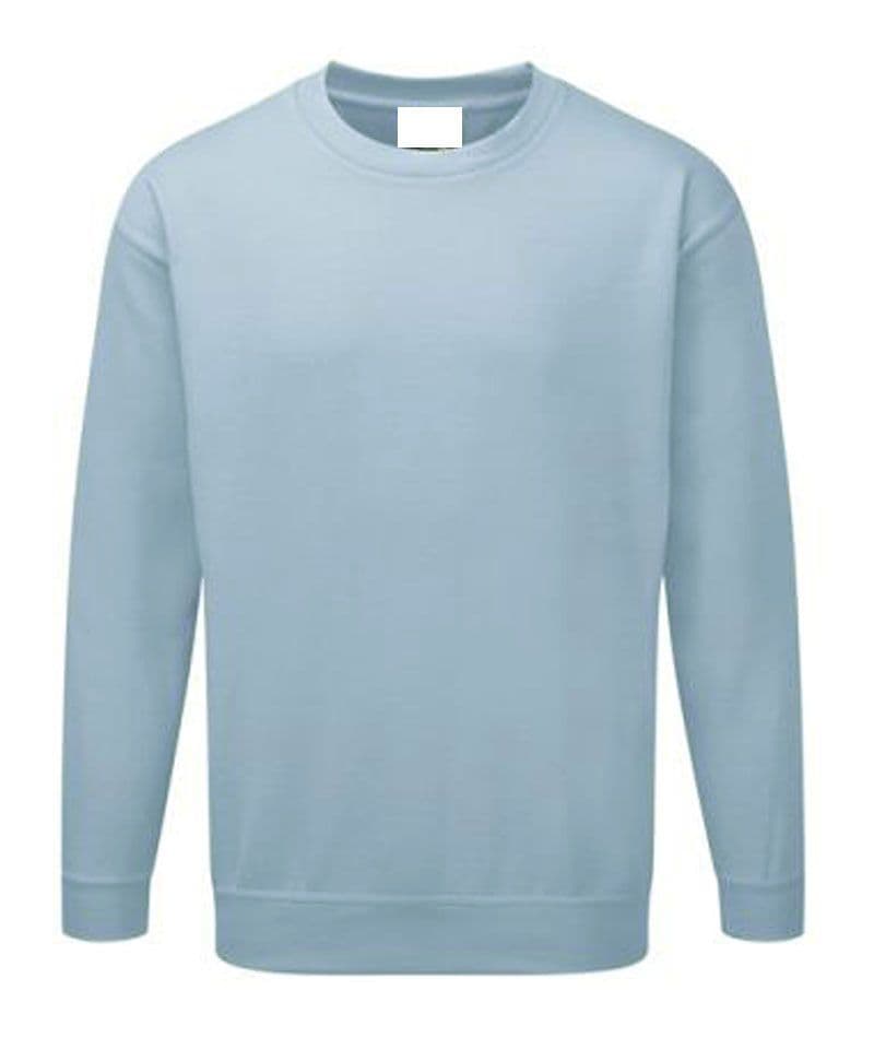 Back To Basics 1250 Crew Neck Sweatshirt Sky £19.99 2 For £30