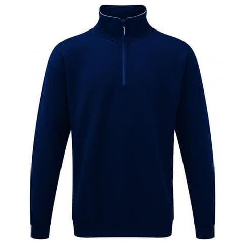 Back To Basics 1270 1/4 Zip Sweatshirt Navy £24.99
