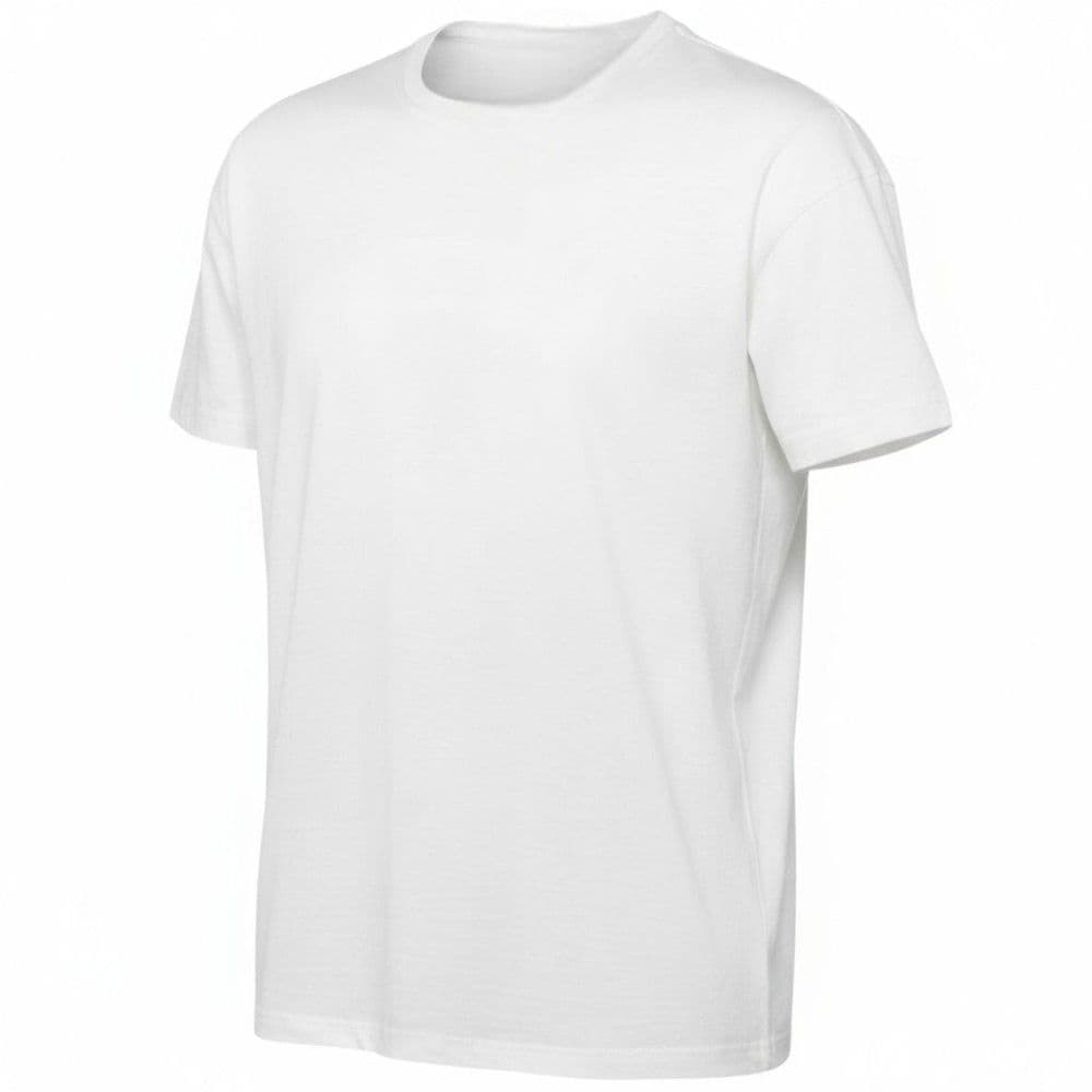Back To Basics Style 1000 Plain 100 Cotton T-Shirt White 99 For 35