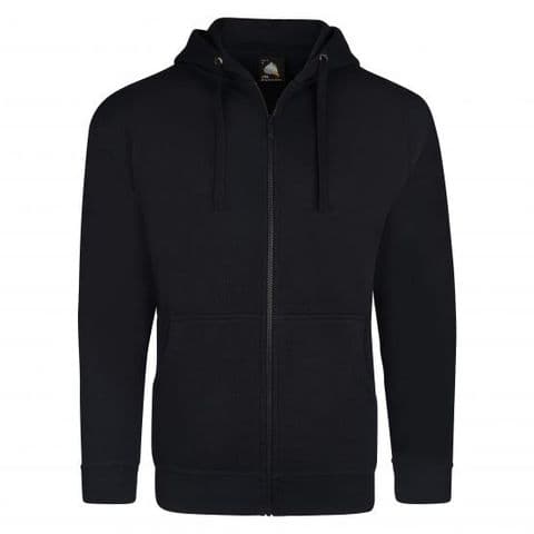 Basic Zip Hoodie Macaw 1282 Black