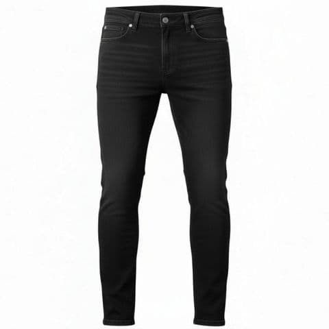 BooHoo Man Stretch Jeans Black