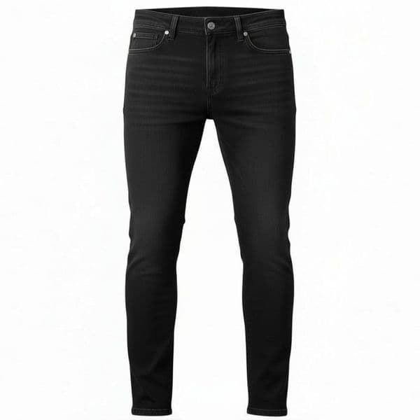 BooHoo Man Stretch Jeans Black