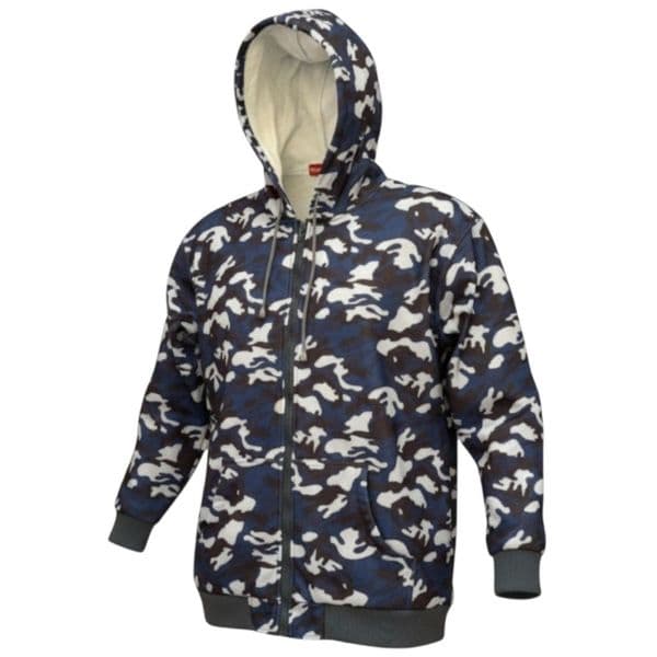 Boston Camo Hoodie Blue