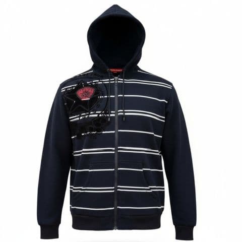 Boston New York Stripe Hoodie Navy £19.99 2 For £30