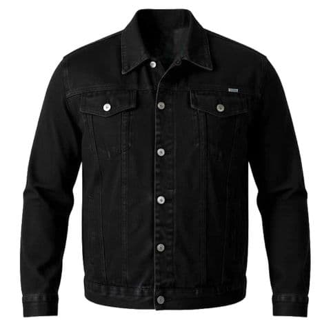 Boston Western Jean Jacket Black