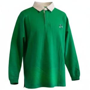 DK Jeans Long Sleeve Rugby Shirt Green