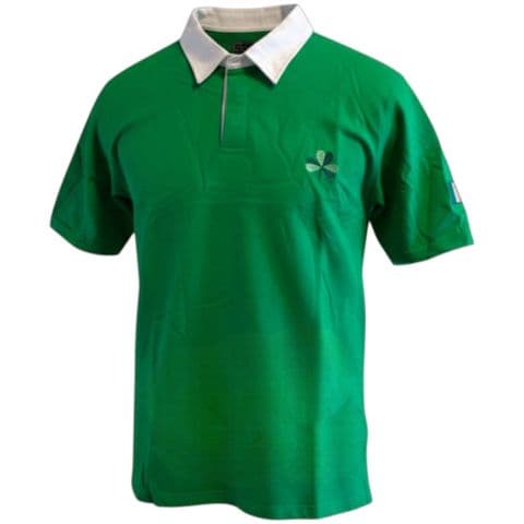 DK Jeans Short Sleeve Rugby Shirt Green
