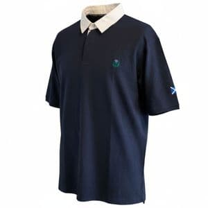 DK Jeans Short Sleeve Rugby Shirt Navy