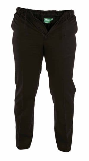 Duke Basilio Rugby Trousers, Full Elastic Waist, Black D555 KS1408B