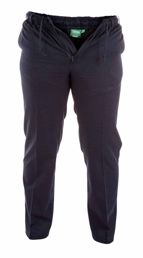 Duke Basilio Rugby Trousers, Full Elastic Waist,  Navy D555 KS1408N