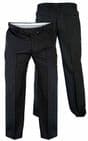 Duke Max Black Expandable Waist Formal Trouser D555 KS1404