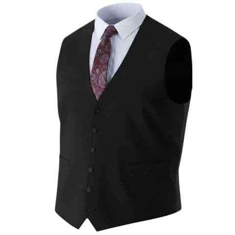 Duke Ted Black Suit Waist Coat