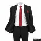 Duke Ted Black Two Piece Suit