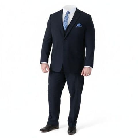 Duke Ted Navy Three Piece Suit