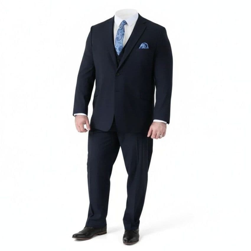 Duke Ted Navy Three Piece Suit