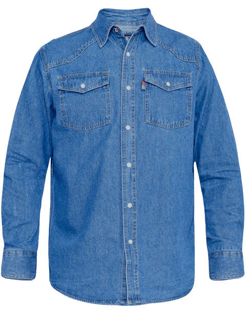 Duke Westen Jean Stonewash Shirt 112101