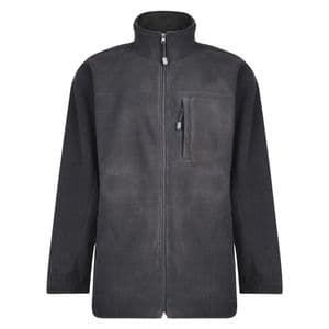 Espionage Bonded Fleece Jacket Black FL014