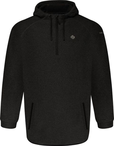 Espionage FL036 Hood 1/4 Zip Charcoal