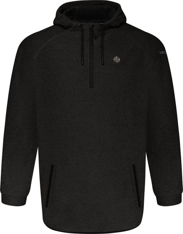 Espionage FL036 Hood 1/4 Zip Charcoal