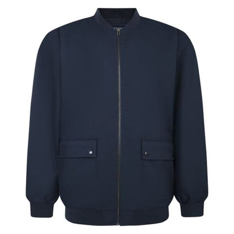 Espionage JT125 Oxford Padded Blouson Jacket Navy