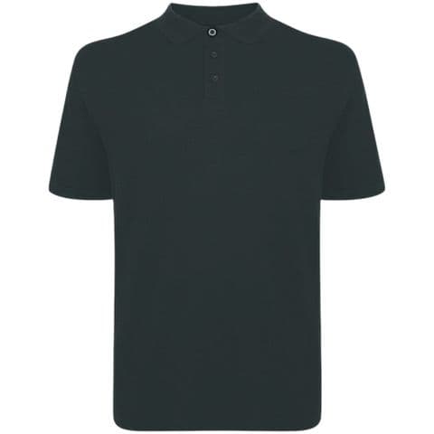 Espionage P074 Plain Pique Polo Black