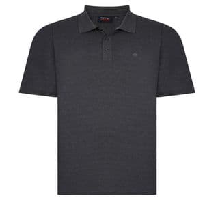 Espionage P074 Plain Pique Polo Charcoal