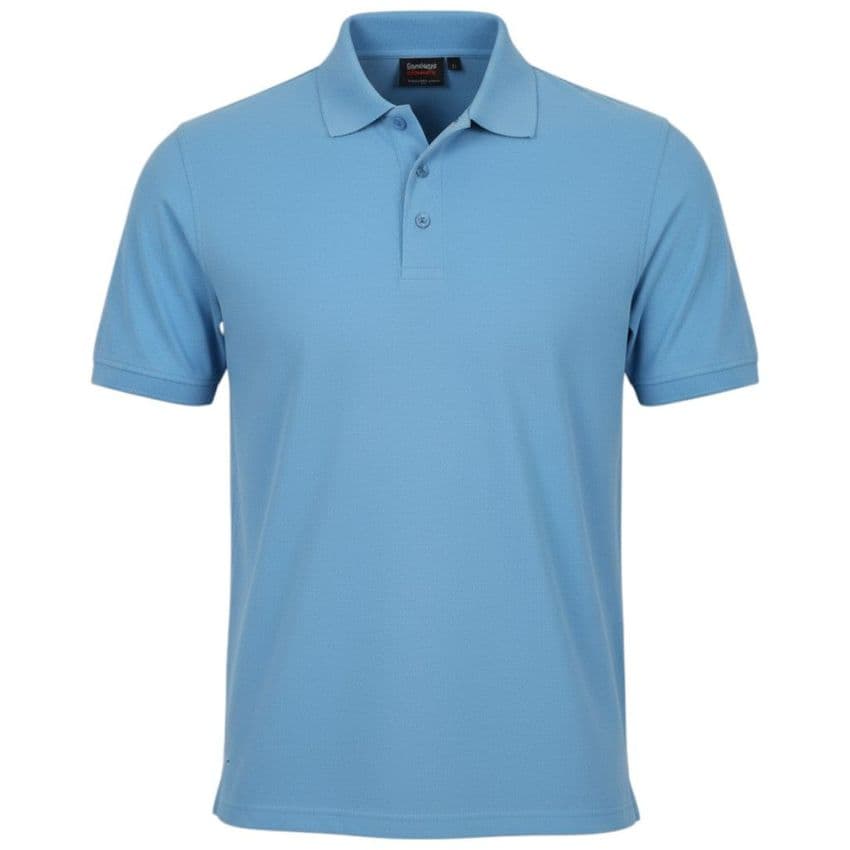 Espionage P074 Plain Pique Polo Denim Blue