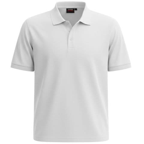 Espionage P074 Plain Pique Polo White