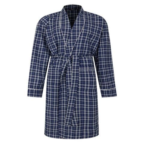 Espionage PJ157 Check Poly/Cotton Gown