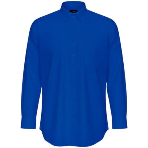 Espionage Plain Cobalt L/S Button Down Collar Shirt SH150