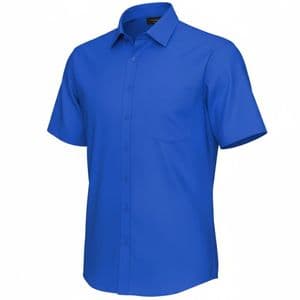 Espionage Plain Collar Cobalt S/S Shirt SH147