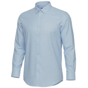 Espionage Plain Light Blue L/S Button Down Collar Shirt SH150