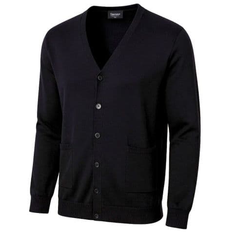 Espionage Pure Cotton Buttoned Cardigan Black KW046