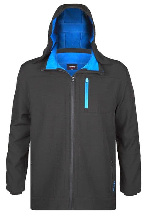Espionage Softshell Black/Royal Jacket FL031