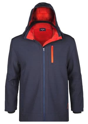 Espionage Softshell Navy/Orange Jacket FL031