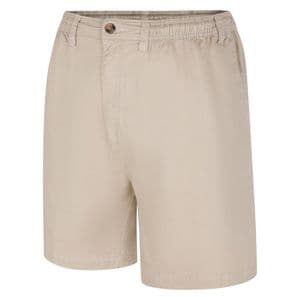 Espionage ST019A Stretch Cotton Rugby Short Light Sand