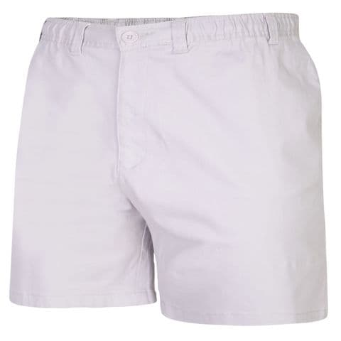 Espionage ST019A Stretch Cotton Rugby Short Light Stone