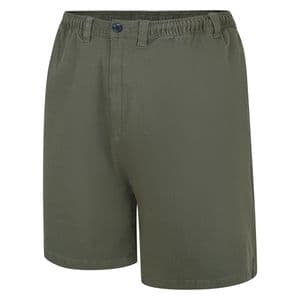 Espionage ST019A Stretch Cotton Rugby Short Lt Khaki