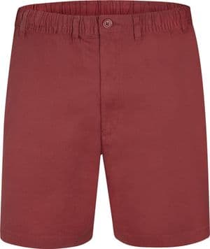 Espionage ST019A Stretch Cotton Rugby Short Soft Red