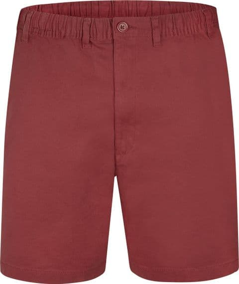 Espionage ST019A Stretch Cotton Rugby Short Soft Red