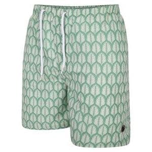 Espionage SW080 Leaf 1 Print Green/Ecru