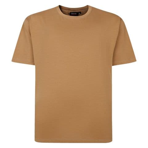 Espionage T015 Premium Plain T-Shirt Dark Sand 100% Super Combed Cotton