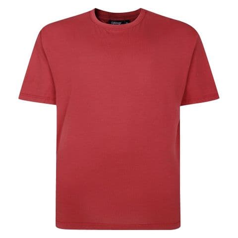 Espionage T015 Premium Plain T-Shirt Ruby 100% Super Combed Cotton